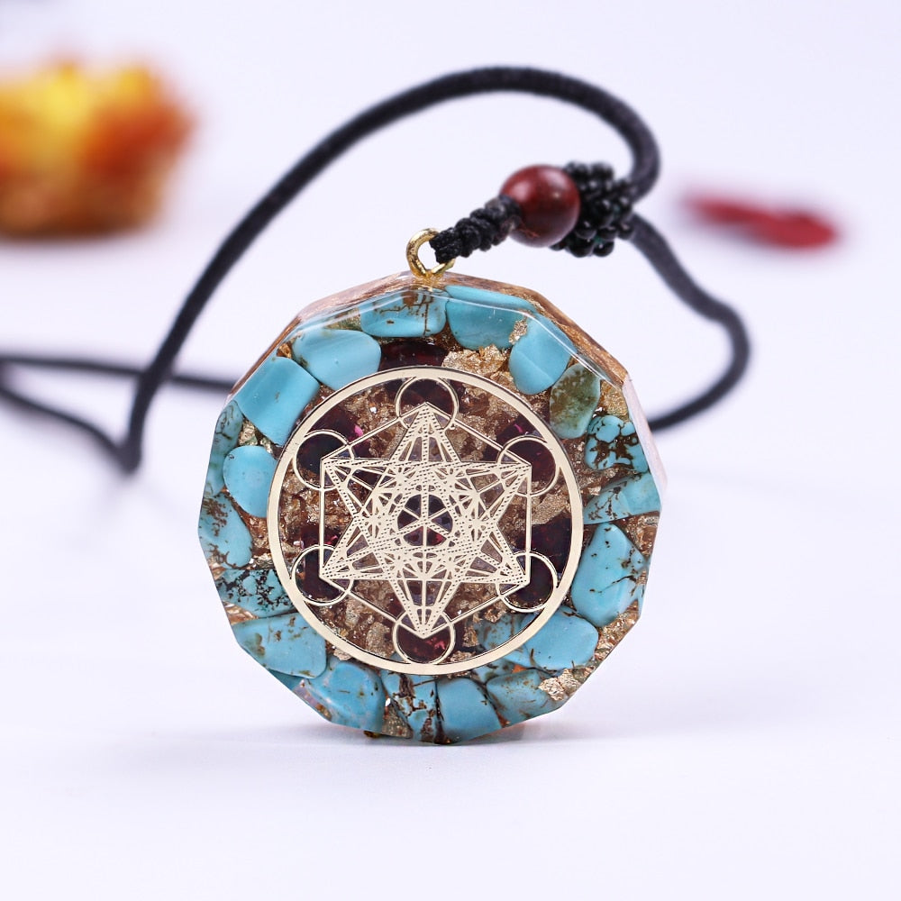 ENERGY Healing Orgonite Crystal Pendant Necklace – MySpiritualStyle