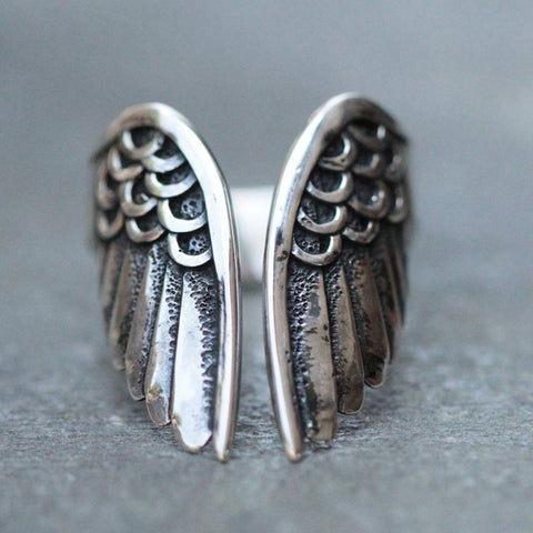 FLIGHT Unisex Angel Wings Ring