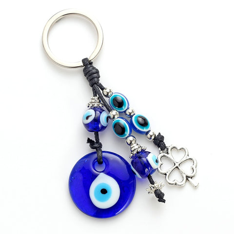 EVIL EYE Glass Keychain