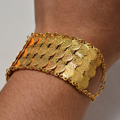 ZAHRA Middle Eastern Coin Bracelet