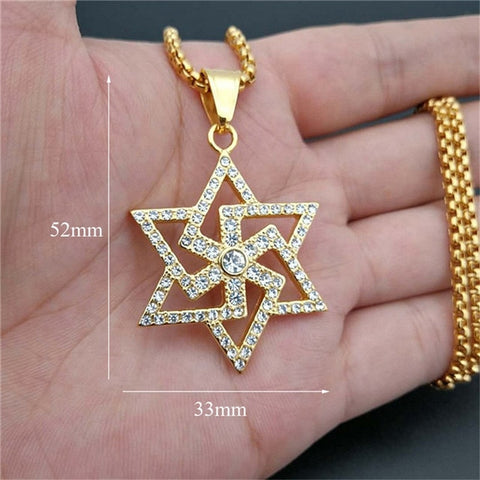 MOD MAGEN Contemporary Star of David Necklace