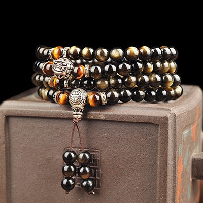 TIGER STONE Mens Healing Bracelet