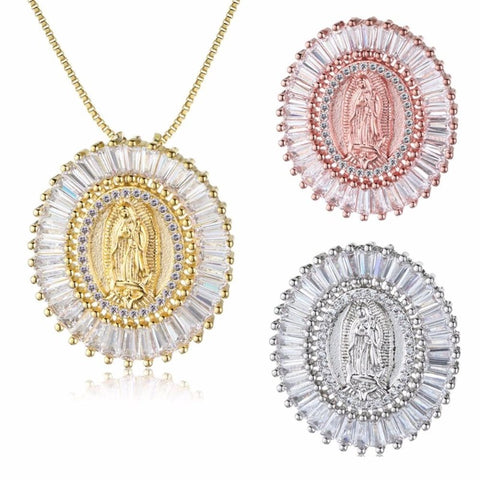 LADY G Our Lady of Guadalupe Necklace