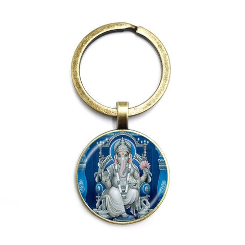 LORD GANESH Pendant Necklace and Key Ring