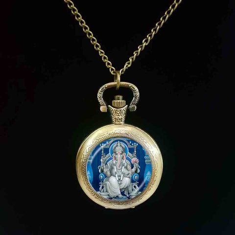 GANESH  God of Fortune Pocket Watch