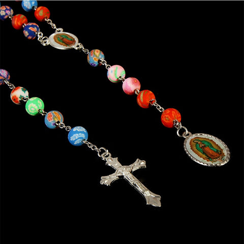 LUPE Handpainted Rosary Necklace