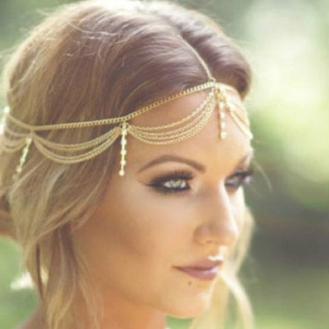 GODDESS Draping Headpiece Hair Accessory